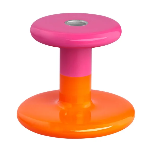 Hem Pesa Kerzenhalter Low 11 cm Magenta-orange