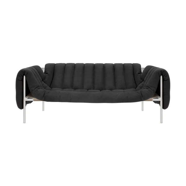 Hem Puffy 2,5-Sitzer Sofa 205 cm Anthracite-edelstahl