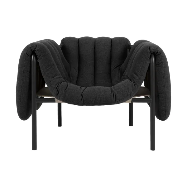 Hem Puffy Loungesessel Anthracite-black grey