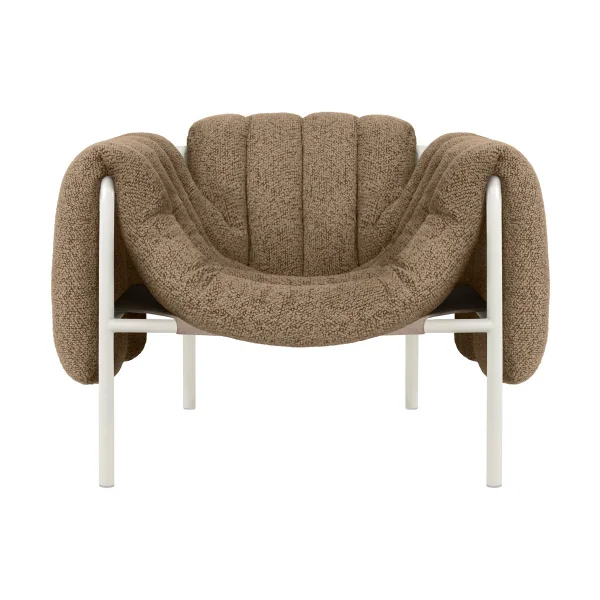 Hem Puffy Loungesessel Sawdust-cream