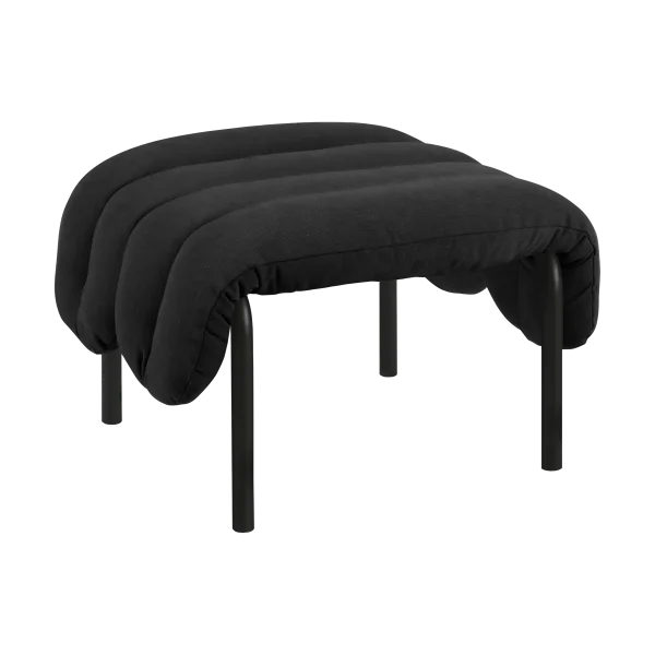 Hem Puffy Ottoman 58x67 cm Anthracite-black grey