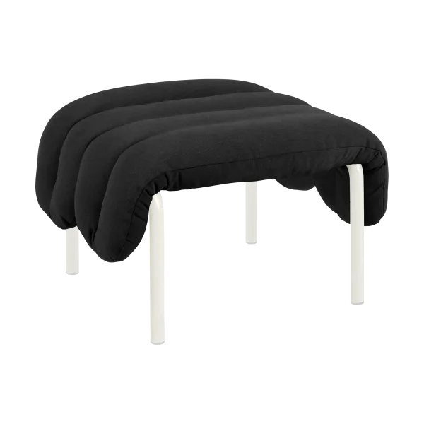 Hem Puffy Ottoman 58x67 cm Anthracite-cream