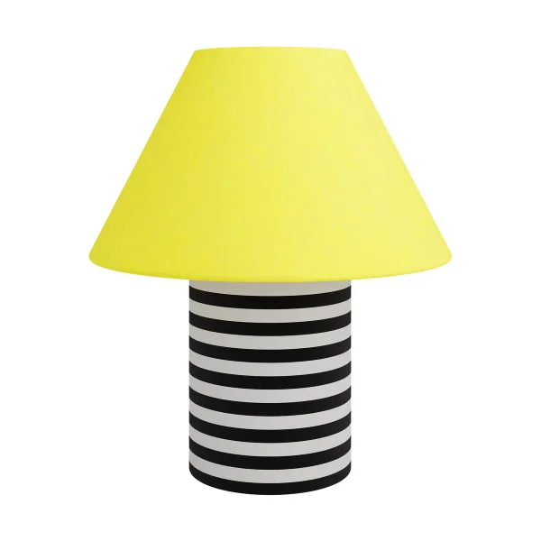Hem Toto Tischleuchte Large 64 cm Wax yellow-black & white stripes