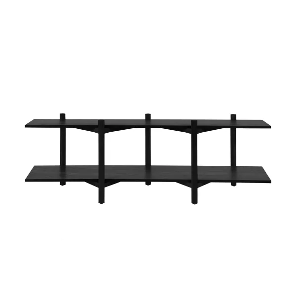 Hem Zig Zag Regal Media 194x57 cm Black