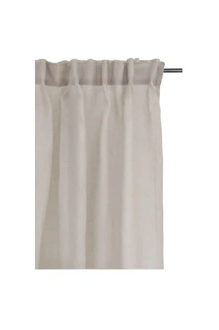Himla Dalsland Gardine mit Faltenband 145x250 cm Mother of Pearl