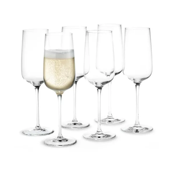 Holmegaard Bouquet Champagnerglas 6er Pack 29cl