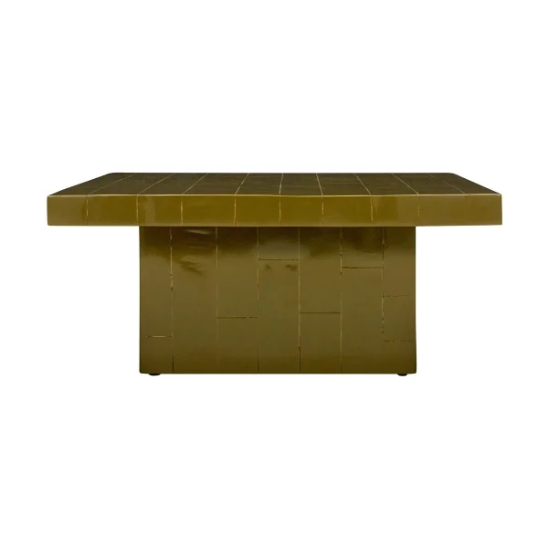 House Doctor Brick Couchtisch 100x100x44 cm Grün