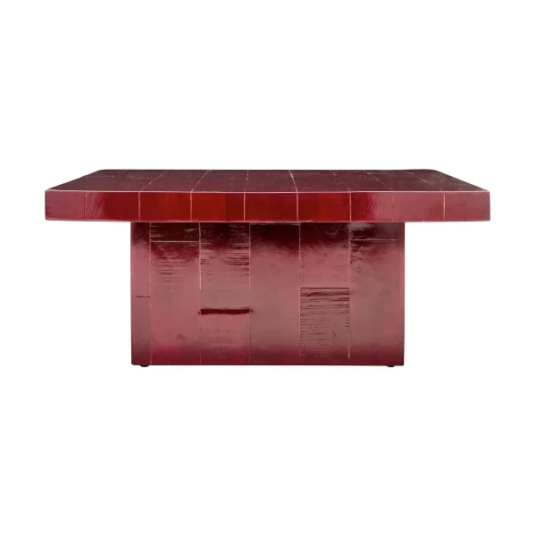 House Doctor Brick Couchtisch 100x100x44 cm Rot