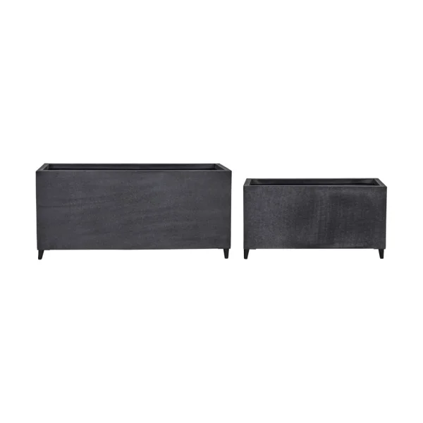 House Doctor File Blumentopf 2 Teile Grau