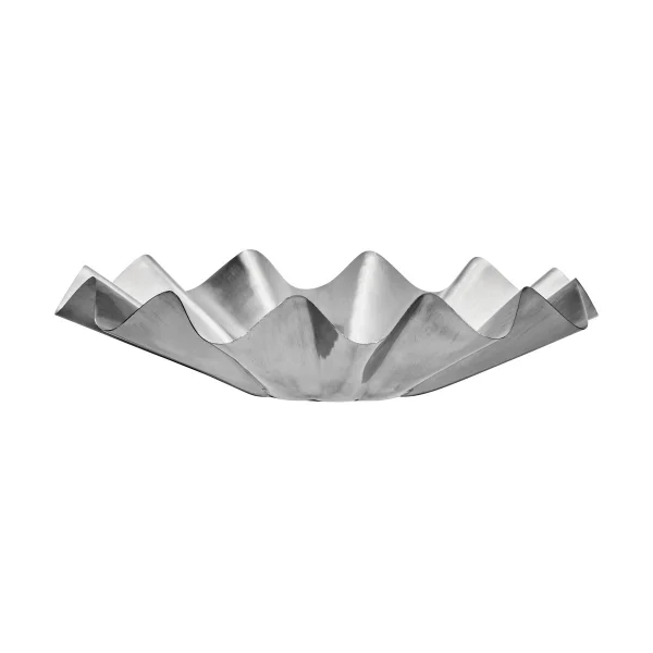 House Doctor Flood Schale Ø35cm Gebürstetes Silber