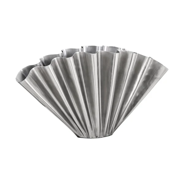 House Doctor Flood Vase Gebürstetes Silber