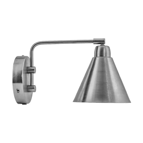 House Doctor Game Wandleuchte gebürstetes Silber Klein, 30 cm