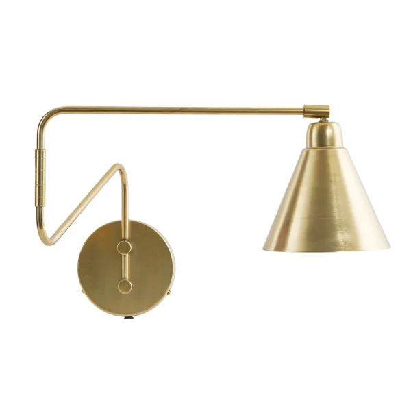 House Doctor Game Wandleuchte Messing Groß, 76cm