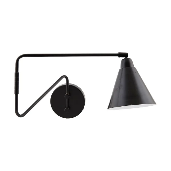 House Doctor Game Wandleuchte schwarz Groß, 76cm