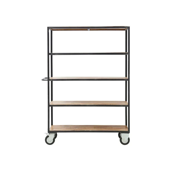 House Doctor House Doctor Regalsystem 4 Räder 175 cm Schwarz-natur