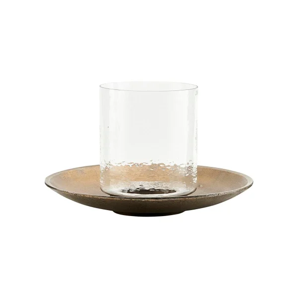 House Doctor Solapur Laterne Ø50x35 cm Messing-glas