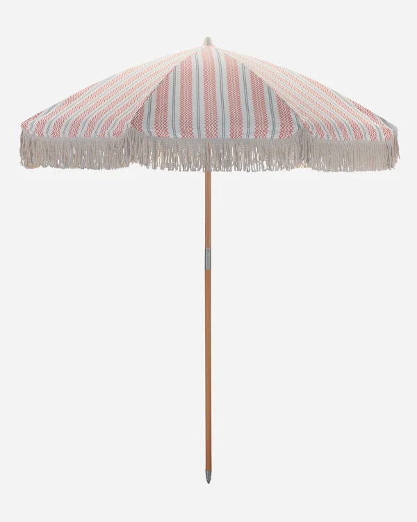 House Doctor Umbra Sonnenschirm Ø190 cm Rot-grün