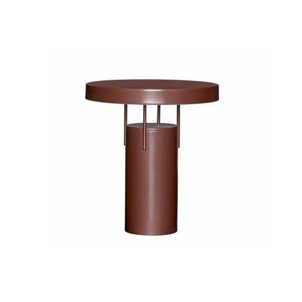 Hübsch - BringMe LED-Akku-Tischlampe burgunder metallic 28cm