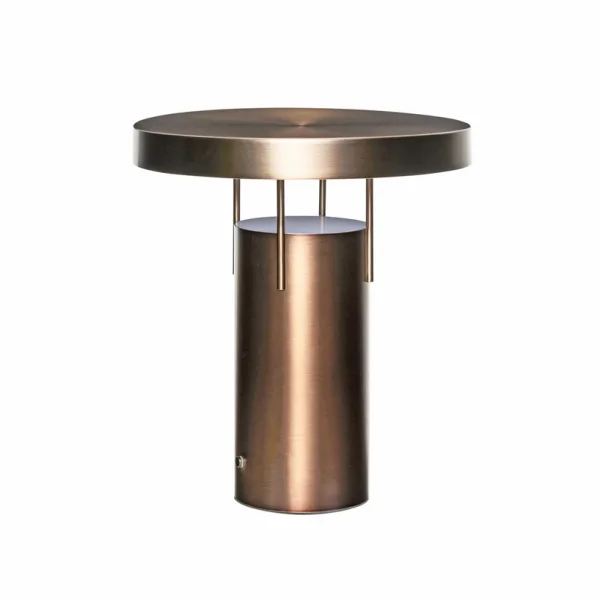 Hübsch - BringMe LED-Akku-Tischlampe, messing brüniert, 28cm