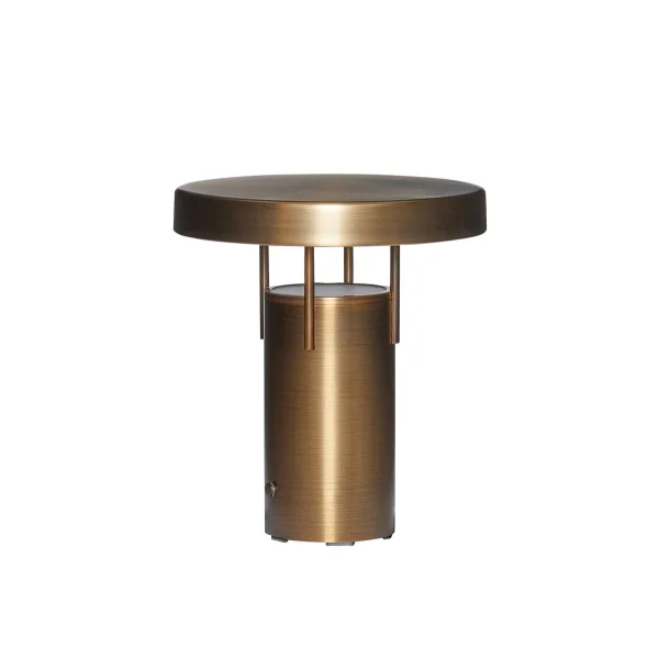 Hübsch BringMe mini tragbare Tischlampe Burnished brass