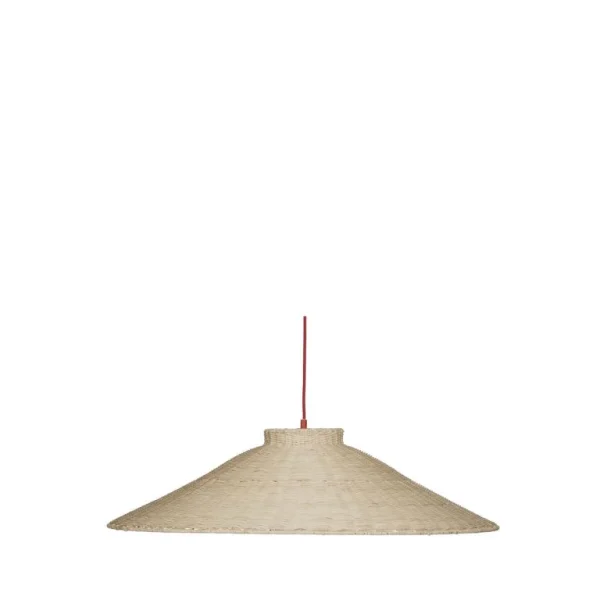Hübsch Chand Deckenleuchte Ø80 cm Rot-natur