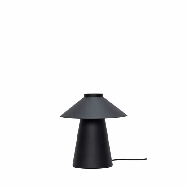 Hübsch Chipper Tischleuchte Ø25 cm Schwarz