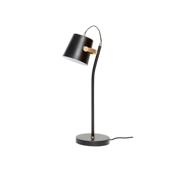 Hübsch Hübsch Tischleuchte H58 cm Schwarz-messing