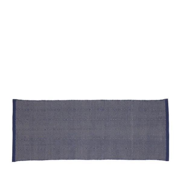 Hübsch Mellow Runner Teppich 80x200 cm Blau