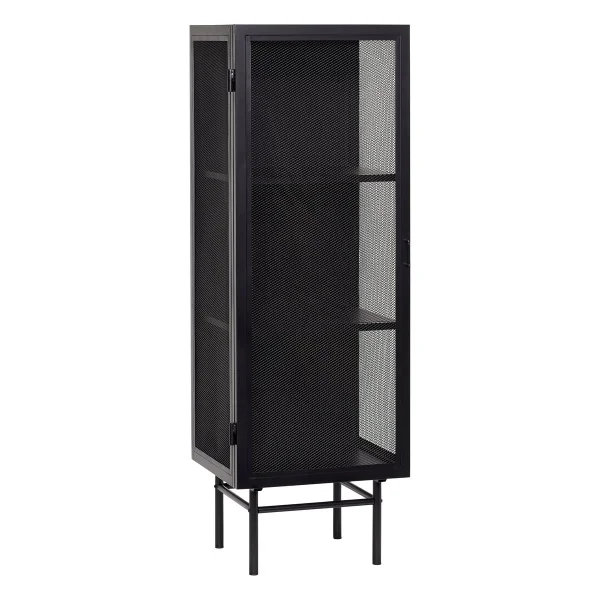 Hübsch Metallschrank 50x45x150 cm Schwarz