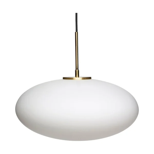 Hübsch Muse Ellipse Pendelleuchte White