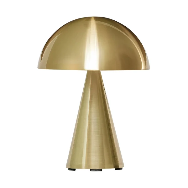 Hübsch Mush tragbare Tischlampe Brass