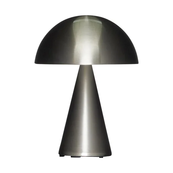 Hübsch Mush tragbare Tischlampe Nickel