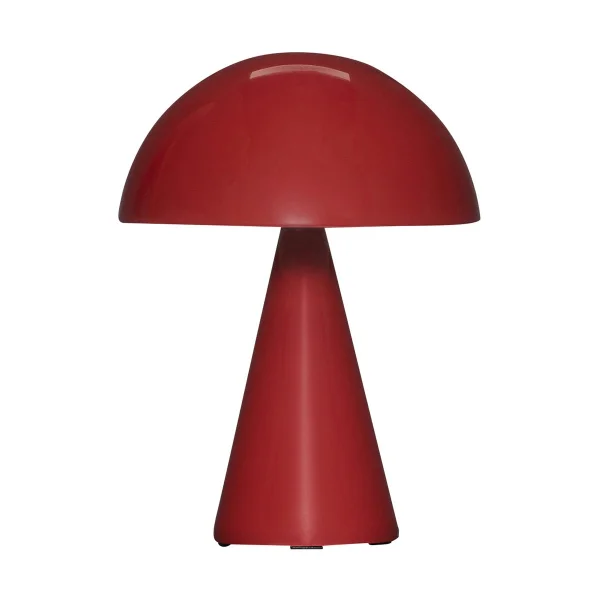 Hübsch Mush tragbare Tischlampe Red