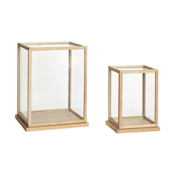 Hübsch Spectacle Display Box Large Set mit 2 Eiche