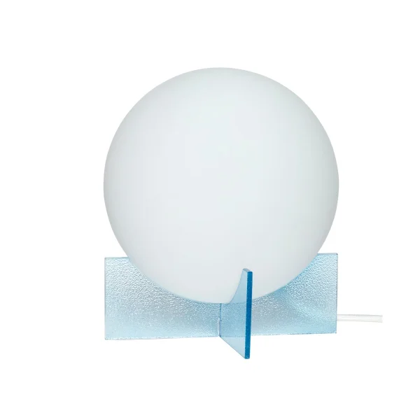 Hübsch Tischleuchte Ø20 cm Opal-blau