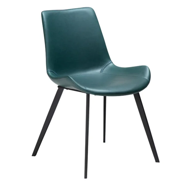 Hype Esszimmerstuhl PU-Kunstleder grün.