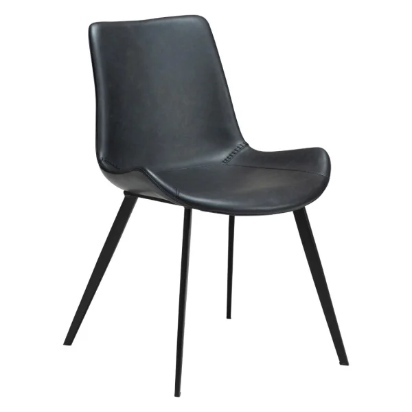 Hype Esszimmerstuhl PU-Kunstleder schwarz.