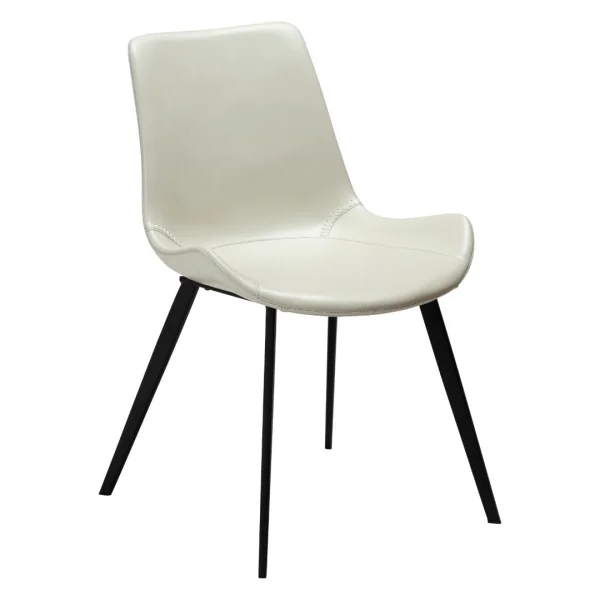 Hype Esszimmerstuhl PU-Kunstleder weiß.