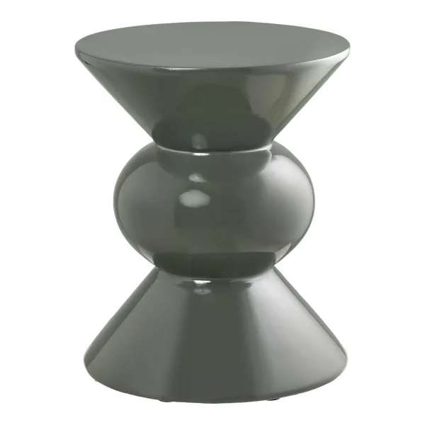 Iben Couchtisch Eckentisch Ø34cm grün.