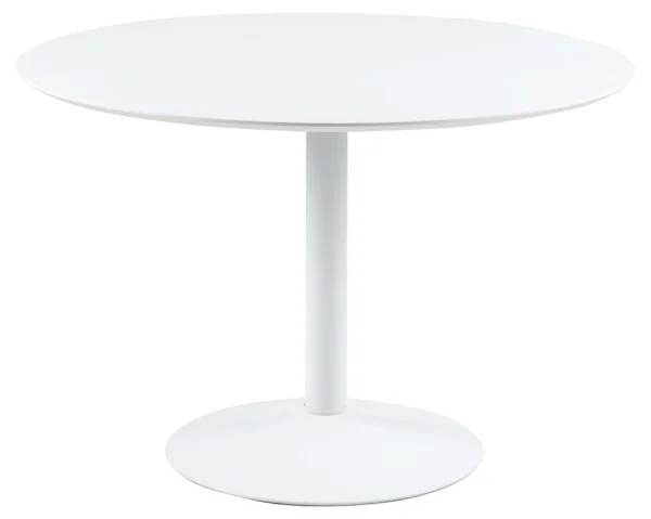IBIZA Esstisch Ø110 cm weiß.