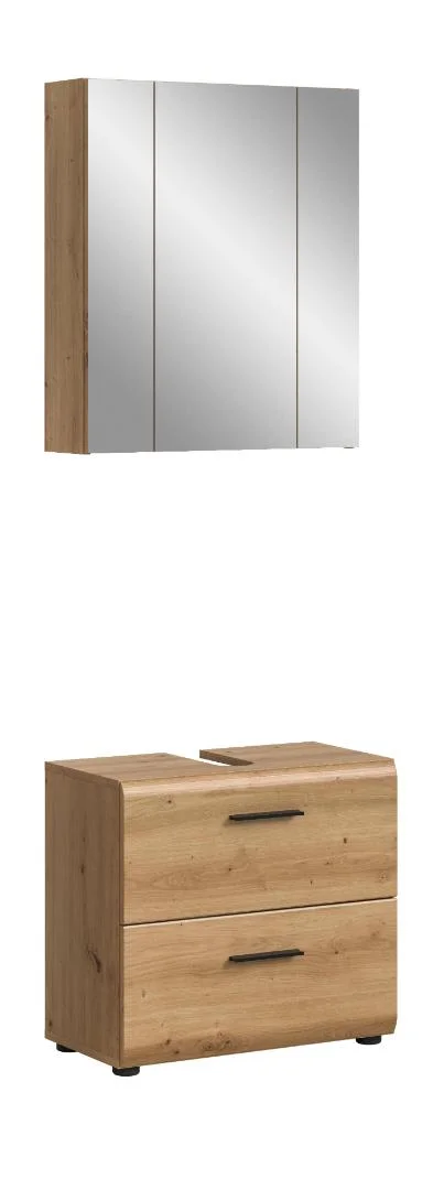 Ice Badmöbelset I33 Eiche Dekor.