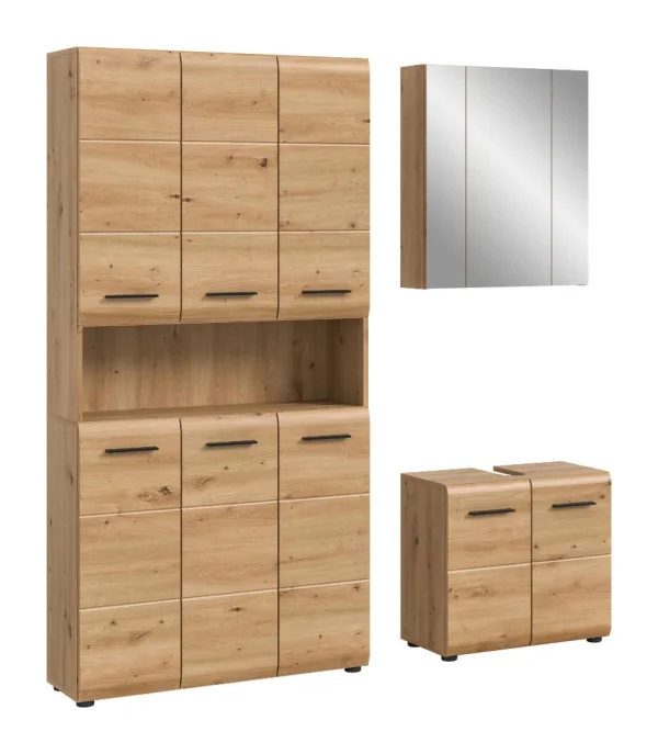Ice Badmöbelset I38 Eiche Dekor.