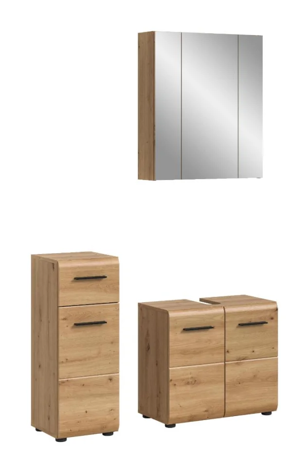 Ice Badmöbelset I52 Eiche Dekor.
