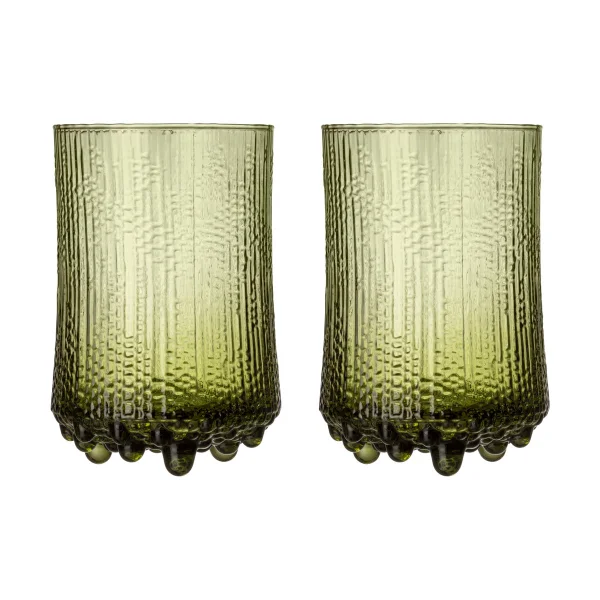Iittala Ultima Thule Bierglas finnischer Sand 38 cl 2er-Pack Grün