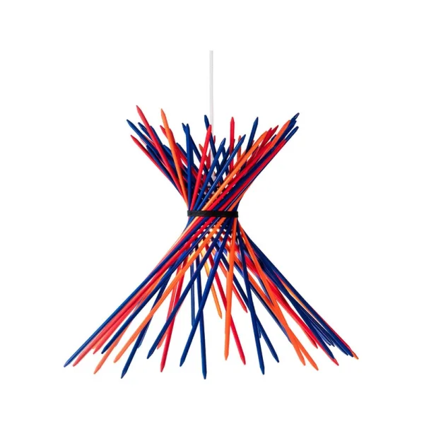 Ingo Maurer - Pic-a-stic Pendelleuchte Blue/Red/Orange