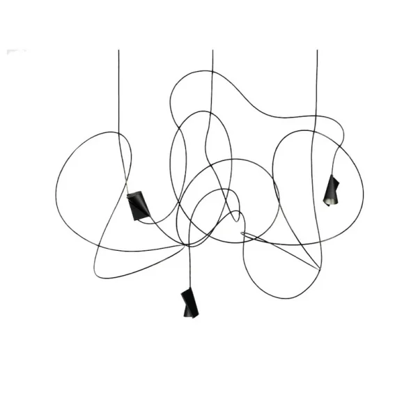 Ingo Maurer - Signature 3x Set Pendelleuchte Black