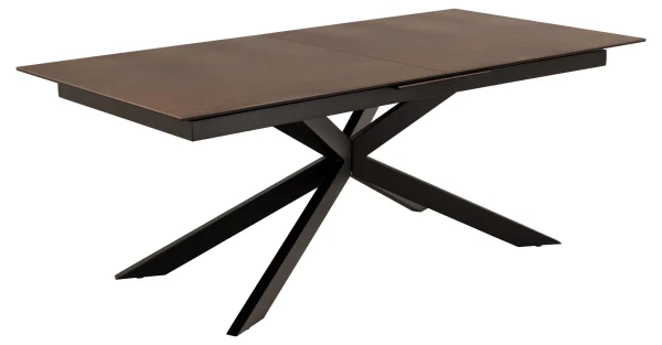 Irwine Esstisch 100x200/240cm mit Auszug braun.