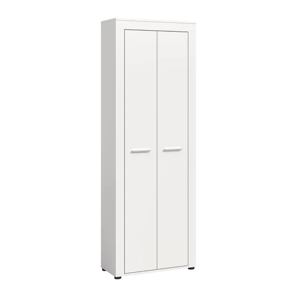 Jam Kleiderschrank 2 Türen weiß.