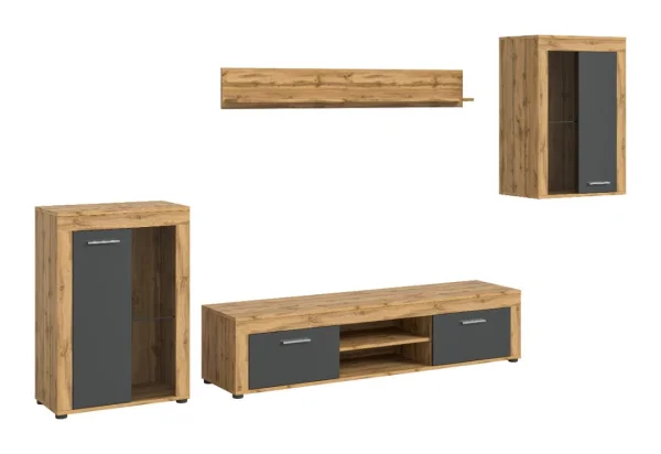 Jam Regal J1 System grau, Eiche Dekor.