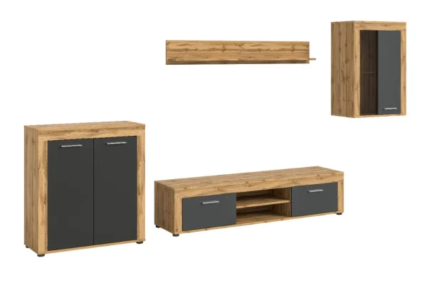 Jam Regal J2 System grau, Eiche Dekor.